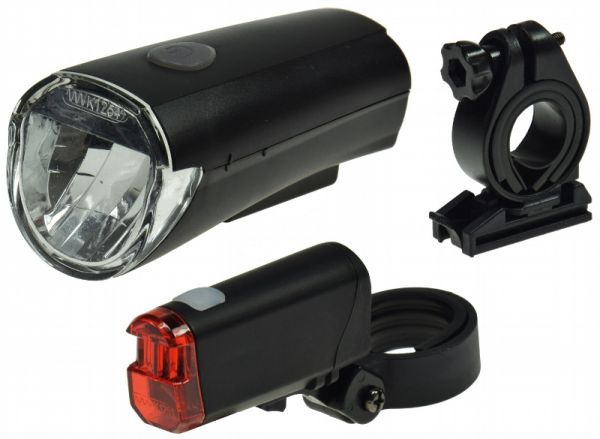 Fahrrad LED-Beleuchtungsset, StVZO zugelassen, Batterie